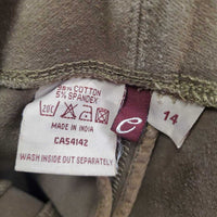 JUNIORS Hvy Cotton Breeches, Pull O *gc/fair, seam holes, faded, v.stained seat & legs, rubs, pills
