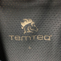 JUNIORS SS Mesh Sun Shirt, 1/4 Zip Up *gc, v.rubbed & pilly shoulder