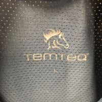 JUNIORS SS Mesh Sun Shirt, 1/4 Zip Up *vgc, seam puckers, v.mnr stain
