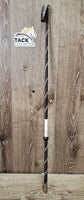 v.fine Riding Whip - Crop, end cap *gc, bent flapper, no strap, dented cap
