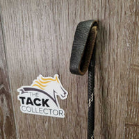 v.fine Riding Whip - Crop, end cap *gc, bent flapper, no strap, dented cap