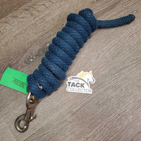 Nylon Lead Rope *fair, v.stiff, sticky snap, faded, frayed, stains mnr dirt
