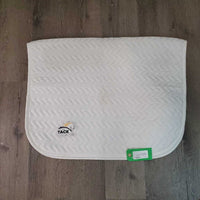 Thin Quilt Baby Saddle Pad, "Springbank Pony Club" *vgc, clean, mnr stains, hair, pills
