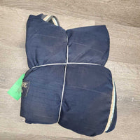 Cotton Stable Sheet, 2x tail *gc, dirt, film, mnr hair, threads, v. mnr repairs, rubs
