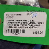 2 x's: Compression Boots, Liners, Pumps, Hoses, extra valves *vgc, clean, faded, mnr shavings, dirt/dust, WORK
