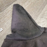 Hvy Mesh Fly Mask, ears *gc/fair, dirty, hair, pilly, hole/torn edge, marker, faded, snags, NO Nose