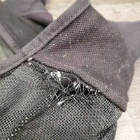 Hvy Mesh Fly Mask, ears *gc/fair, dirty, hair, pilly, hole/torn edge, marker, faded, snags, NO Nose