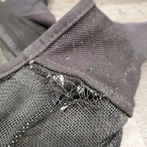 Hvy Mesh Fly Mask, ears *gc/fair, dirty, hair, pilly, hole/torn edge, marker, faded, snags, NO Nose