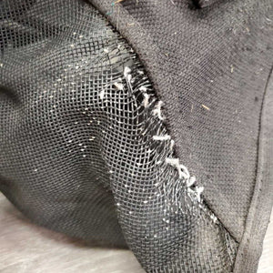 Hvy Mesh Fly Mask, ears *gc/fair, dirty, hair, pilly, hole/torn edge, marker, faded, snags, NO Nose