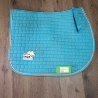 Quilt Jumper Saddle Pad, 1x piping *gc, pilly, hair, puckers, rubs, dirt, stains
