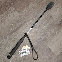 Riding Crop Whip, rubber handle & flapper *gc, mnr dirt, scuffs
