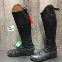 JUNIORS Field Boots, zips *gc/fair, dirt, scuffs, faded, rubs, unglued toes, stiff zippers
