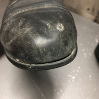 JUNIORS Field Boots, zips *gc/fair, dirt, scuffs, faded, rubs, unglued toes, stiff zippers
