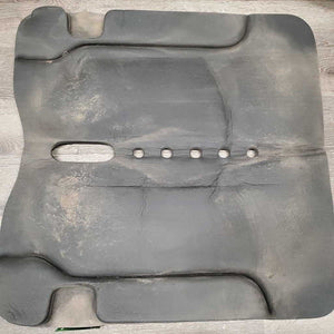 Neoprene Lined Felt Top Western Saddle Pad, Wither Relief *gc, dirty, clumpy, pills, rubs, mnr hair, stains, unglued edges