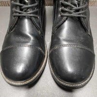 JUNIORS Pr Paddock Boots, laces *vgc/xc, clean, mnr threads & film, older