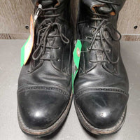 Pr Field Boots, Aftermarket Zips *gc,clean, v.rubbed, stains, mnr scratches & dings, older, short zips
