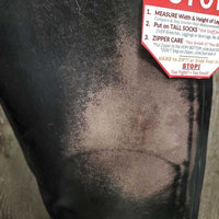 Pr Field Boots, Aftermarket Zips *gc,clean, v.rubbed, stains, mnr scratches & dings, older, short zips
