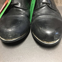 JUNIORS Field Boots, zips *gc, clean, mnr dirty edges, loose toe soles, rubs, thin, torn edges, slices
