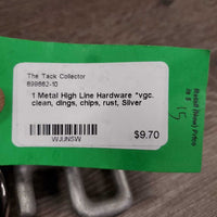 1 Metal High Line Hardware *vgc. clean, dings, chips, rust
