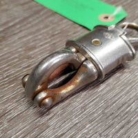 Quick Release Safety Snap *gc, clean, rusty, older
