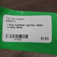 1 Hvy Caribiner *gc/fair, clean, v.rusty
