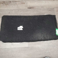 Fleece Western Saddle Pad *gc, hairy, clumpy, dirt, rubs, mnr compressed