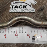 LS Curved Mullen Mouth Low Port Western Bit *fair, rusty, discolored, older
