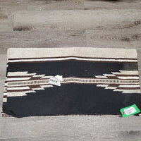 Western Saddle Blanket *gc, dirt, stains, mnr frays, rust,. faded, pills, sngas