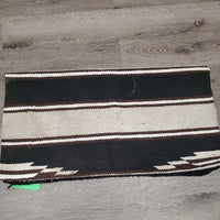 Western Saddle Blanket *gc, dirt, stains, mnr frays, rust,. faded, pills, sngas
