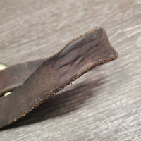 Thick Nylon Breakaway Halter, snap, adj * fair, faded, v.stiff, twisted, faded, v.stained, curled
