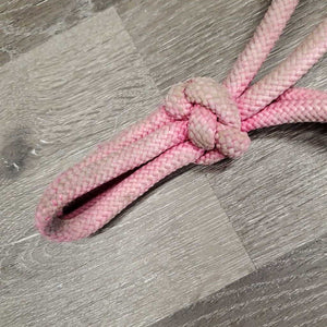 Thick Stiff Nylon Rope Halter *gc, faded, clean, stains