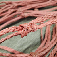Thick Nylon Hay Net *gc, faded, clean, stains, dirt, rubs, rust, older, chews
