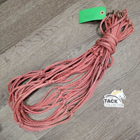 Thick Nylon Hay Net *gc, faded, clean, stains, dirt, rubs, rust, older, chews
