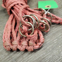 Thick Nylon Hay Net *gc, faded, clean, stains, dirt, rubs, rust, older, chews
