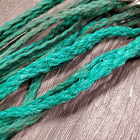 Thick Nylon Hay Net *gc, dirty, older, stains, residue, rust, chewed/flattened
