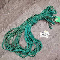 Thick Nylon Hay Net *gc, dirty, older, stains, residue, rust, chewed/flattened
