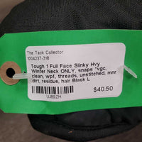 Full Face Slinky Hvy Winter Neck ONLY, snaps *vgc, clean, wpf, threads, unstitched, mnr dirt, residue, hair
