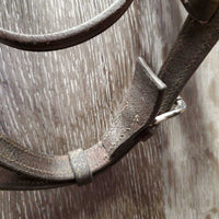 Rsd Bridle, Cotton Web Reins *vgc, MISSING 1 Cheek, dirty, mnr rubs & hair
