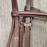 Rsd Bridle, Cotton Web Reins *vgc, MISSING 1 Cheek, dirty, mnr rubs & hair
