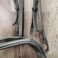 Rsd/Padded Bridle *gc, dirty, rubs, older? twisted/bent, scratches, faded
