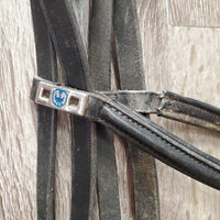 Rsd/Padded Bridle *gc, dirty, rubs, older? twisted/bent, scratches, faded
