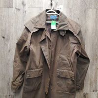 Full Length Oil Slicker *xc/vgc, mnr hair & dirt?residue & stains/rubs