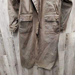 Full Length Oil Slicker *xc/vgc, mnr hair & dirt?residue & stains/rubs