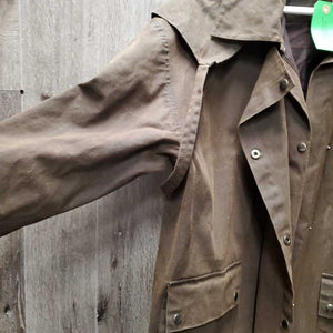 Full Length Oil Slicker *xc/vgc, mnr hair & dirt?residue & stains/rubs