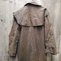 Full Length Oil Slicker *xc/vgc, mnr hair & dirt?residue & stains/rubs
