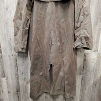 Full Length Oil Slicker *xc/vgc, mnr hair & dirt?residue & stains/rubs
