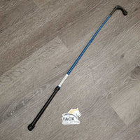 Riding Crop Whip, handle *fair, cut handle, scrapes, snags, faded, bent, cliced end
