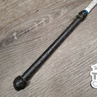 Riding Crop Whip, handle *fair, cut handle, scrapes, snags, faded, bent, cliced end
