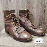 Pr MENS Roper Boots, laces *gc, rubs, pills, scuffs, clean, stains, older
