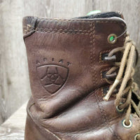 Pr MENS Roper Boots, laces *gc, rubs, pills, scuffs, clean, stains, older
